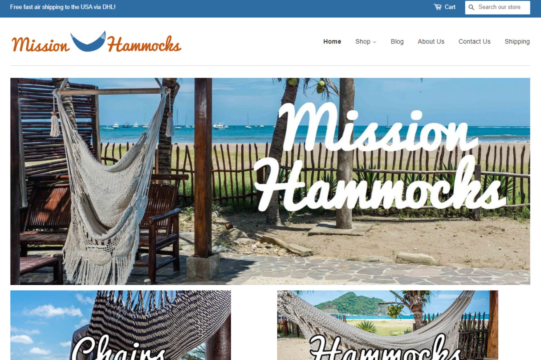 mission hammocks website